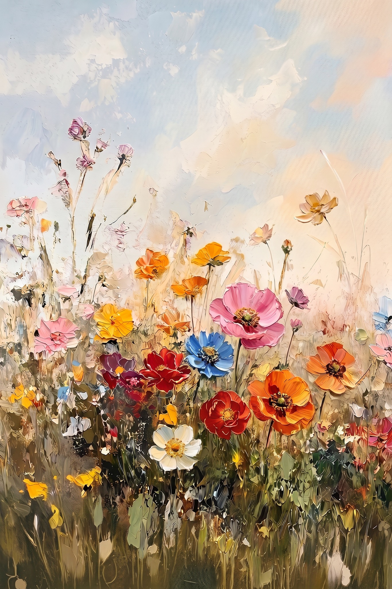 Sommerblumen als originaler Fine Art Print